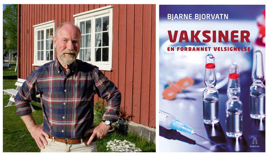 Bjarne Bjorvatn er nominert til Sørlandets litteraturpris 2016 for boka «Vaksiner : en forbannet velsignelse» (Portal forlag)