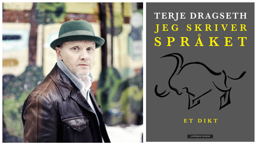 Terje Dragseth er nominert til Sørlandets litteraturpris 2016 for boka "Jeg skriver språket" (Cappelen Damm). Foto: Cappelen Damm/Blunderbuss/Anna-Julia Granberg