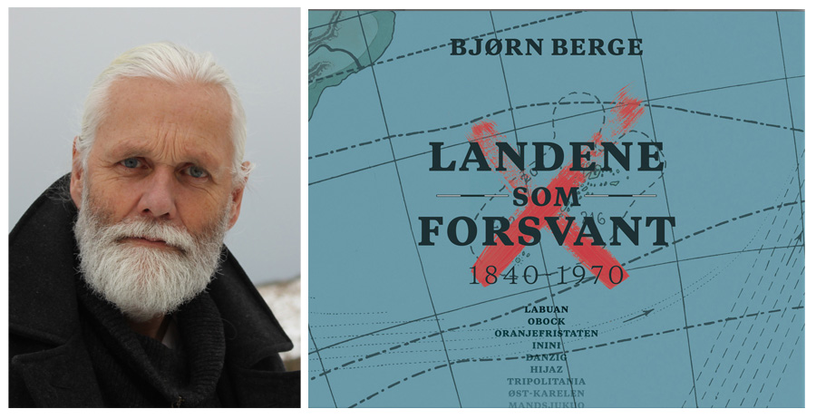 Bjørn Berge er nominert til Sørlandets litteraturpris 2017 for boka «Landene som forsvant» (Spartacus). Foto: Marie Rosenberg. 