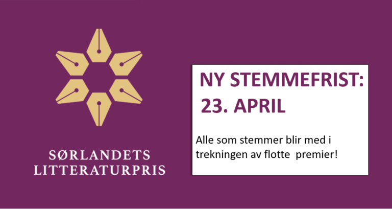 Plakat med tekst Ny stemmefrist 23. april SLP 2020